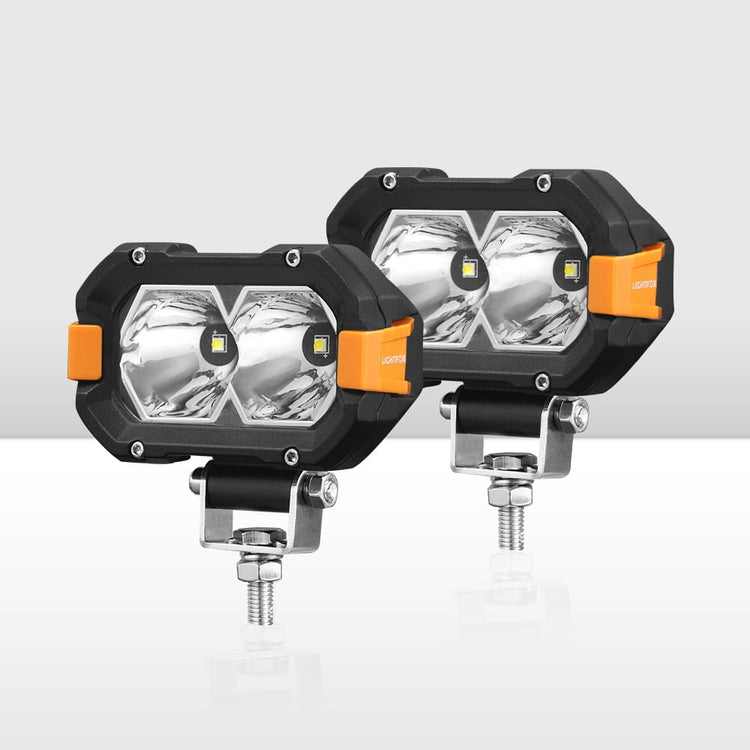 Lightfox 4inch LED Light Bar 1 Lux @ 393m IP68 4,600 Lumens