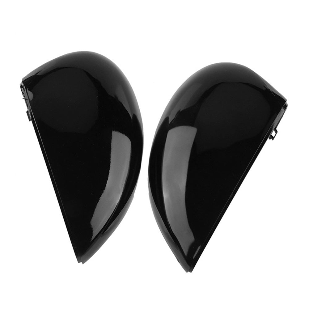 Left and Right Wing Mirror Cover Gloss Black Suitable For Ford Fiesta MK7 2008 - 2017 - Frazy's Auto Parts