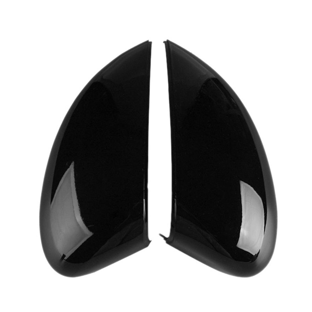 Left and Right Wing Mirror Cover Gloss Black Suitable For Ford Fiesta MK7 2008 - 2017 - Frazy's Auto Parts
