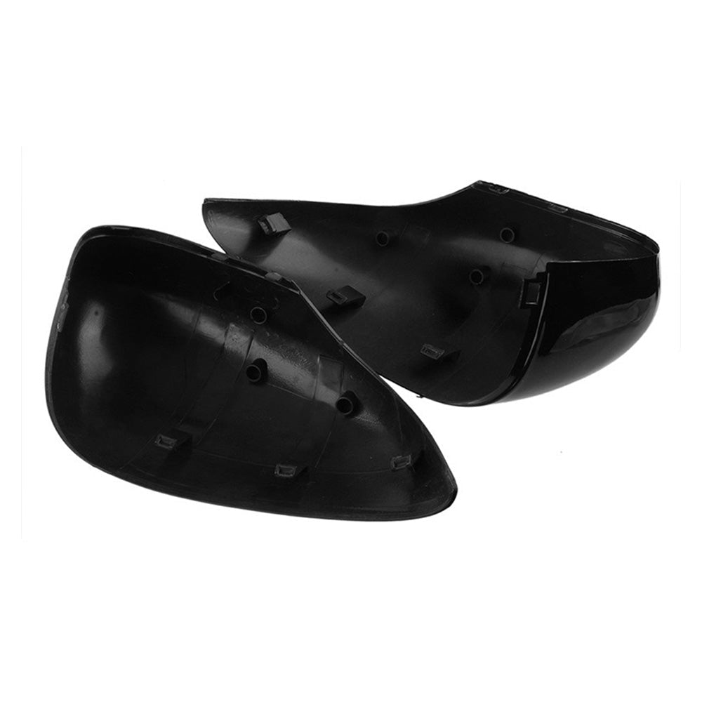 Left and Right Wing Mirror Cover Gloss Black Suitable For Ford Fiesta MK7 2008 - 2017 - Frazy's Auto Parts