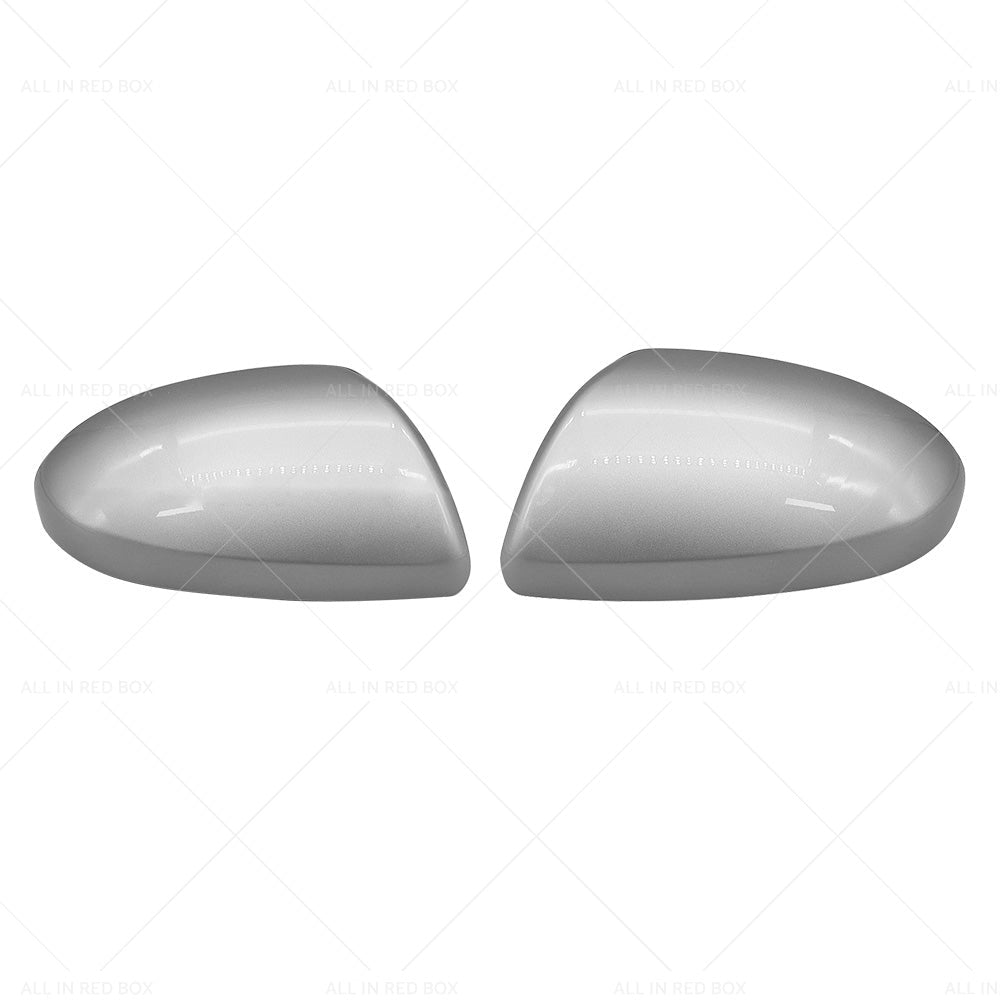 Left & Right Side Mirror Cover Cap Housing Silver Suitable For Mazda 2 / Mazda 3 BL 2009 - 2013 - Frazy's Auto Parts