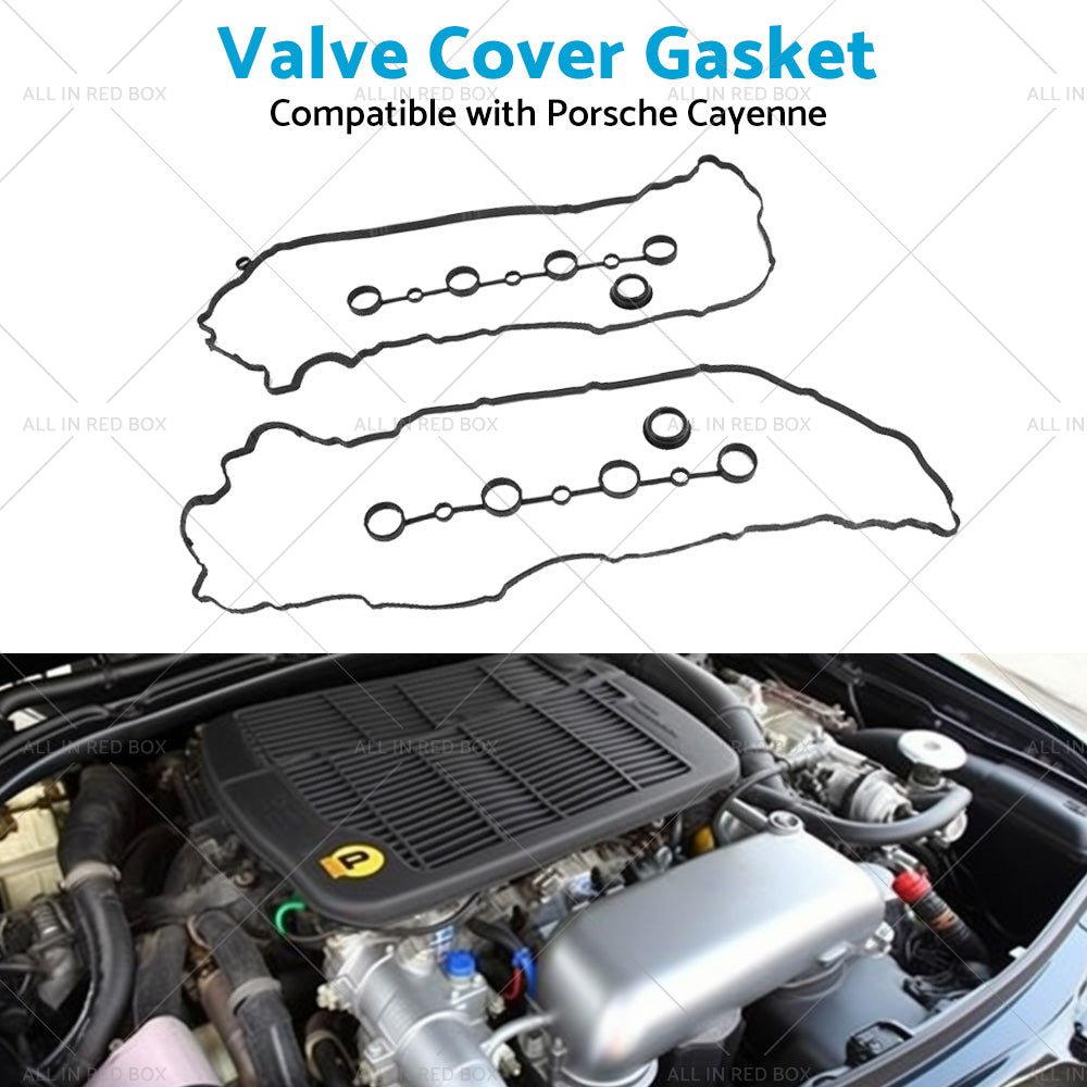 Left Right Valve Cover Gasket Spark Plug Seals Cam Gasket Suitable for Cayenne - Frazy's Auto Parts