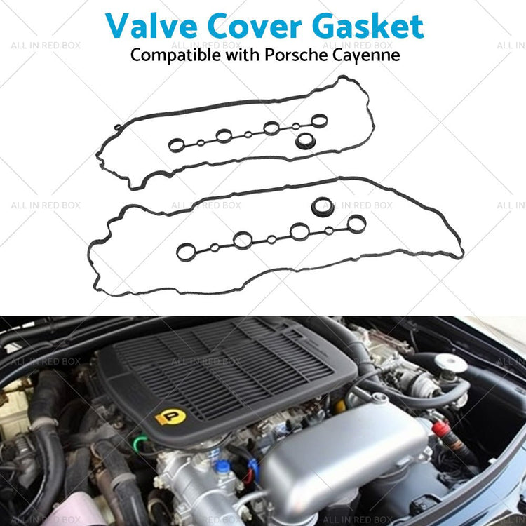 Left Right Valve Cover Gasket Spark Plug Seals Cam Gasket Suitable for Cayenne - Frazy's Auto Parts