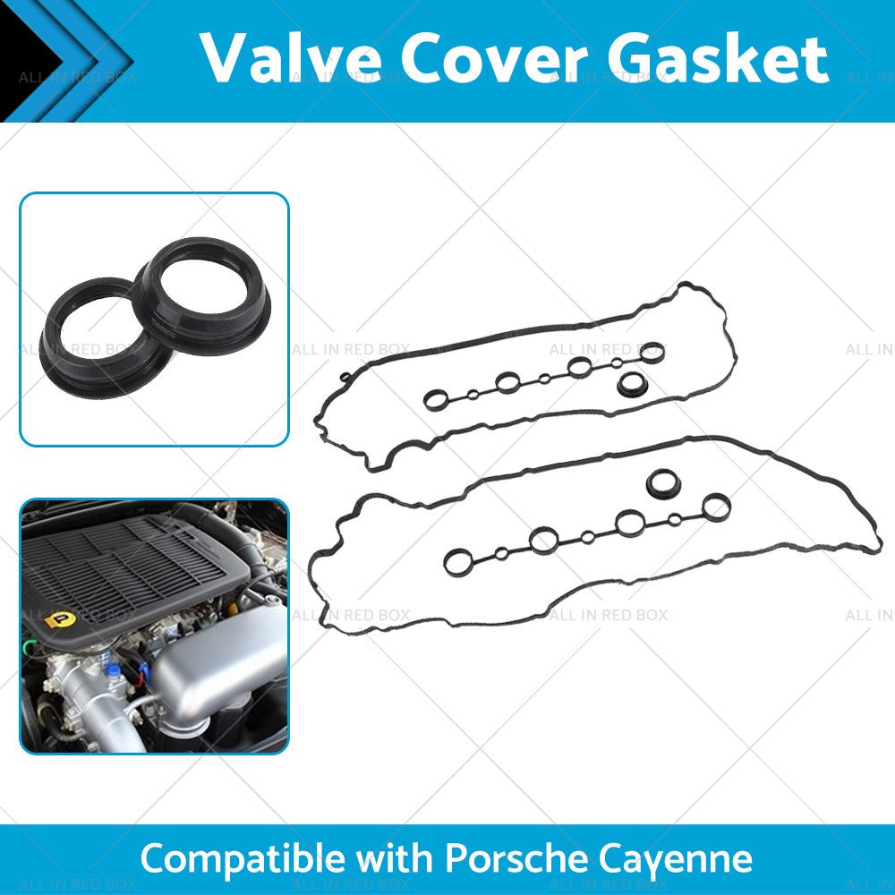 Left Right Valve Cover Gasket Spark Plug Seals Cam Gasket Suitable for Cayenne - Frazy's Auto Parts