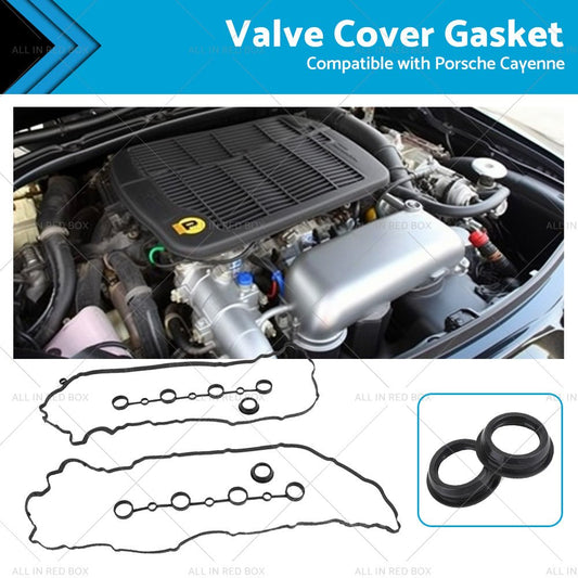 Left Right Valve Cover Gasket Spark Plug Seals Cam Gasket Suitable for Cayenne - Frazy's Auto Parts