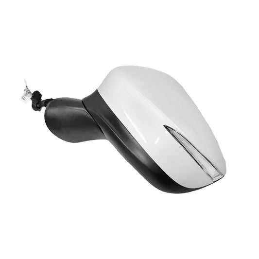 LH Door Wing Mirror Suitable For Mazda CX - 5 2015 - 2016 White 8 - Wire No Blind Spot - Frazy's Auto Parts