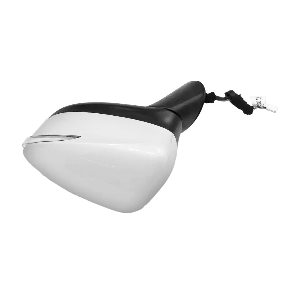 LH Door Wing Mirror Suitable For Mazda CX - 5 2015 - 2016 White 8 - Wire No Blind Spot - Frazy's Auto Parts