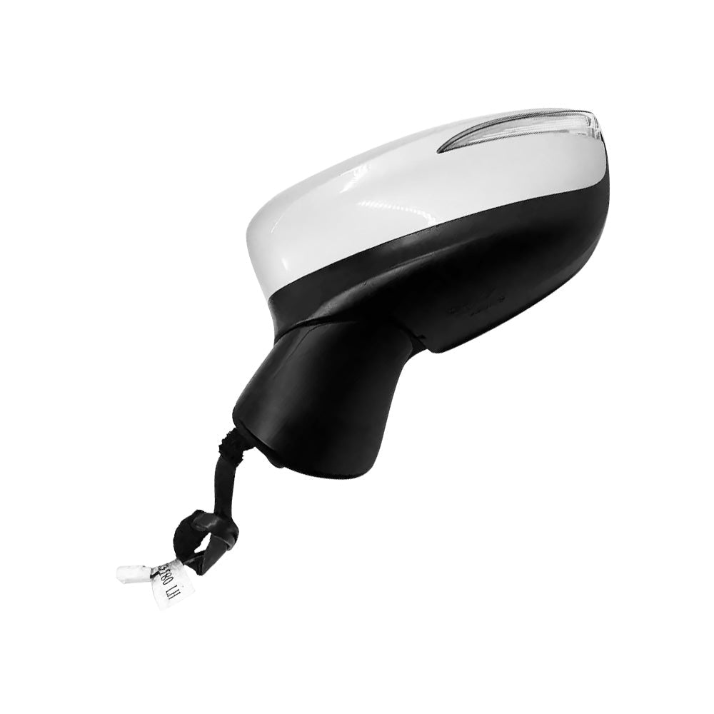 LH Door Wing Mirror Suitable For Mazda CX - 5 2015 - 2016 White 8 - Wire No Blind Spot - Frazy's Auto Parts