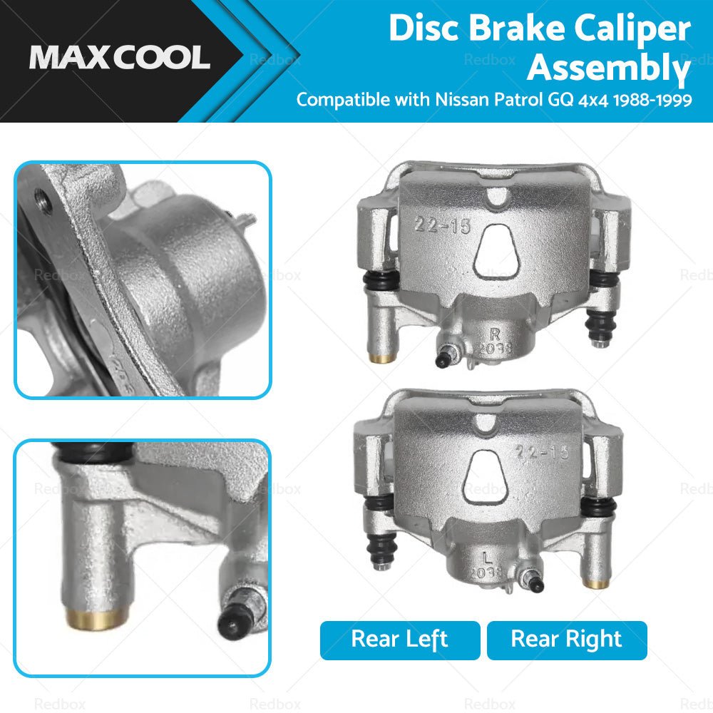 LH RH Rear Disc Brake Caliper Assembly Suitable For Nissan Patrol GQ 4x4 88 - 99 - Frazy's Auto Parts
