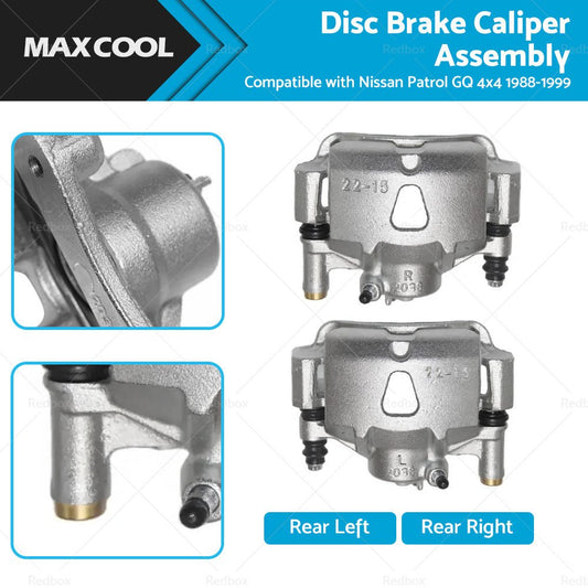 LH RH Rear Disc Brake Caliper Assembly Suitable For Nissan Patrol GQ 4x4 88 - 99 - Frazy's Auto Parts