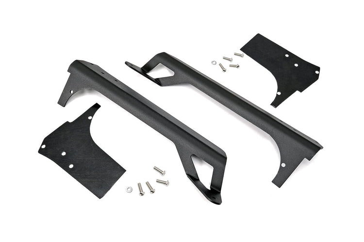 Jeep 50-inch Straight LED Light Bar Upper Windshield Mounts (97-06 TJ)