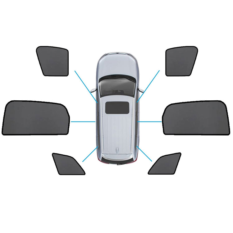 Magnetic Mesh Sun Blind Car Window Shades Suitable For Audi Q7 / SQ7 2015 - 2025 Front & Rear - Frazy's Auto Parts