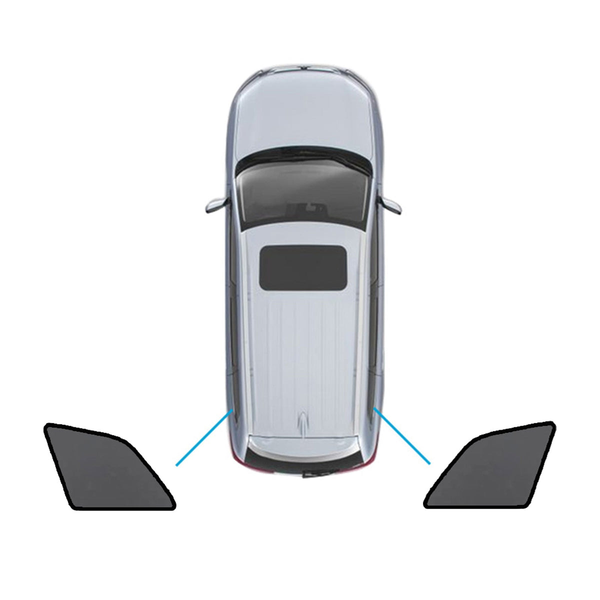Magnetic Mesh Sun Blind Car Window Shades Suitable For Audi Q7 / SQ7 2015 - 2025 Front & Rear - Frazy's Auto Parts