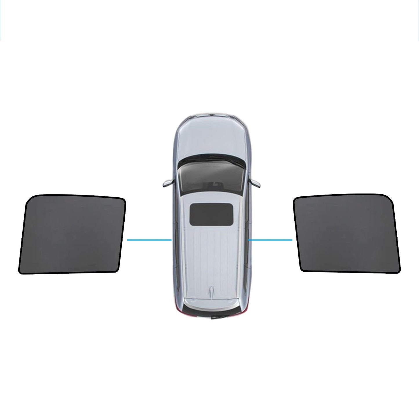 Magnetic Mesh Sun Blind Car Window Shades Suitable For Volvo XC40 2018 - 2024 Front & Rear - Frazy's Auto Parts