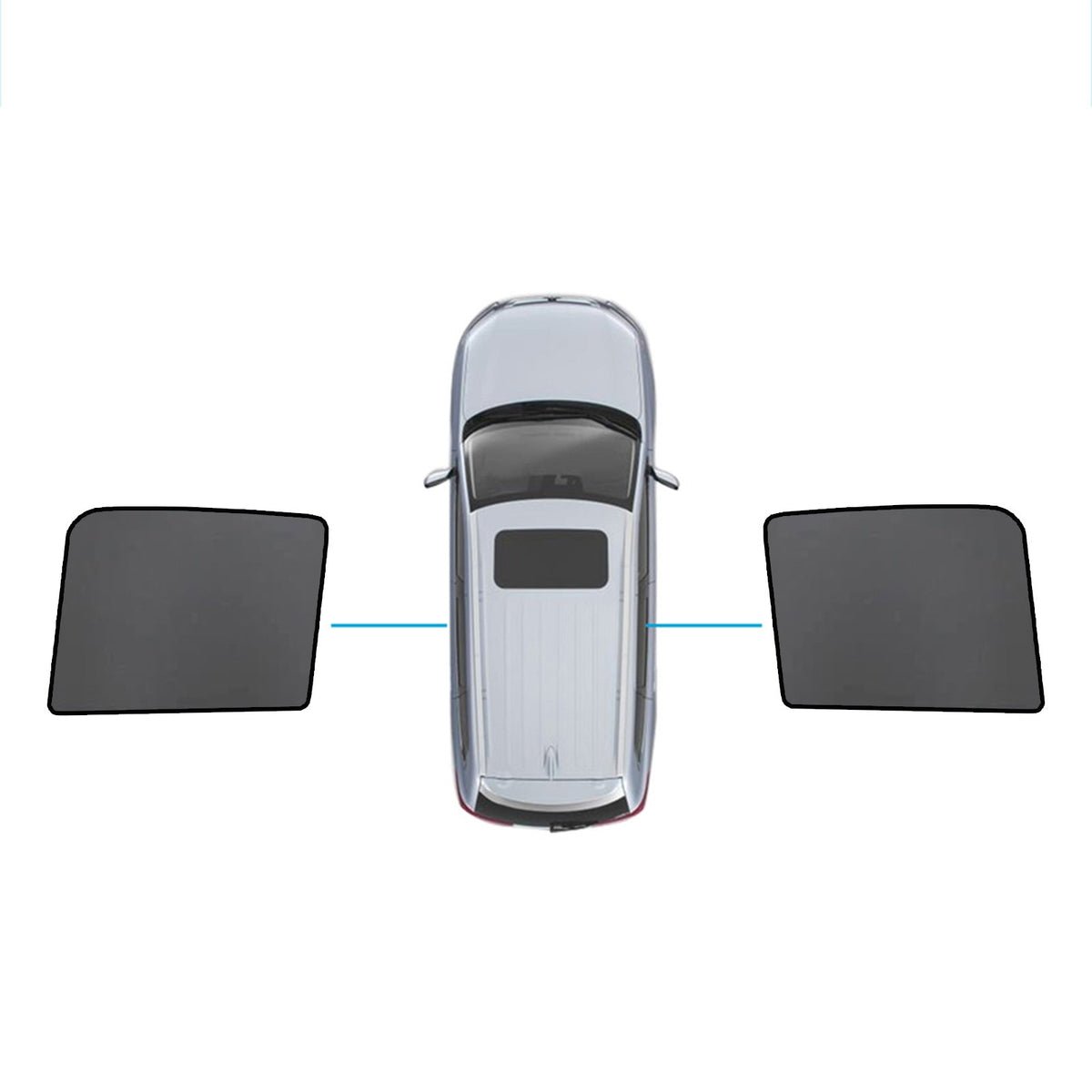 Magnetic Mesh Sun Blind Car Window Shades Suitable For Volvo XC40 2018 - 2024 Front & Rear - Frazy's Auto Parts
