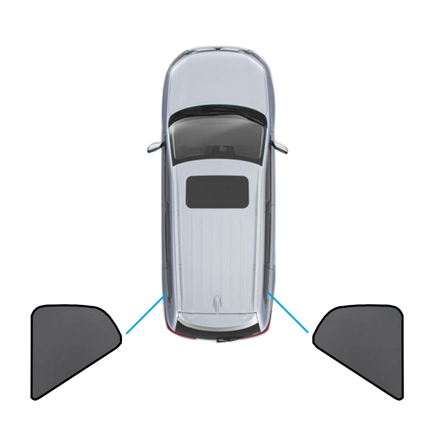 Magnetic Mesh Sun Blind Car Window Shades Suitable For Volvo XC40 2018 - 2024 Front & Rear - Frazy's Auto Parts