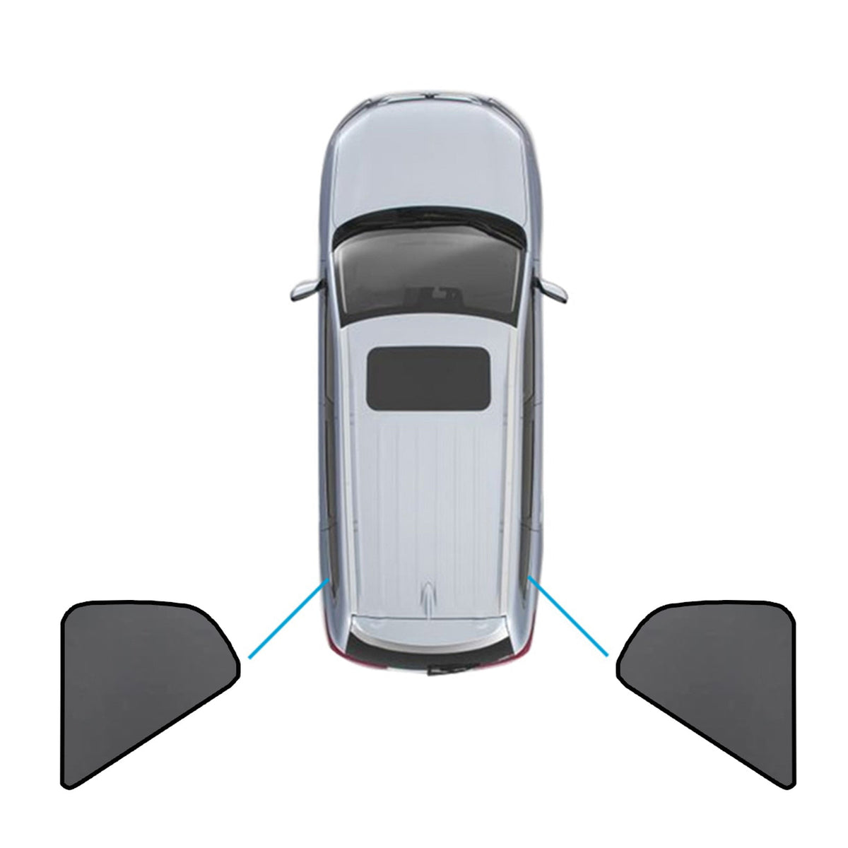 Magnetic Mesh Sun Blind Car Window Shades Suitable For Volvo XC40 2018 - 2024 Front & Rear - Frazy's Auto Parts