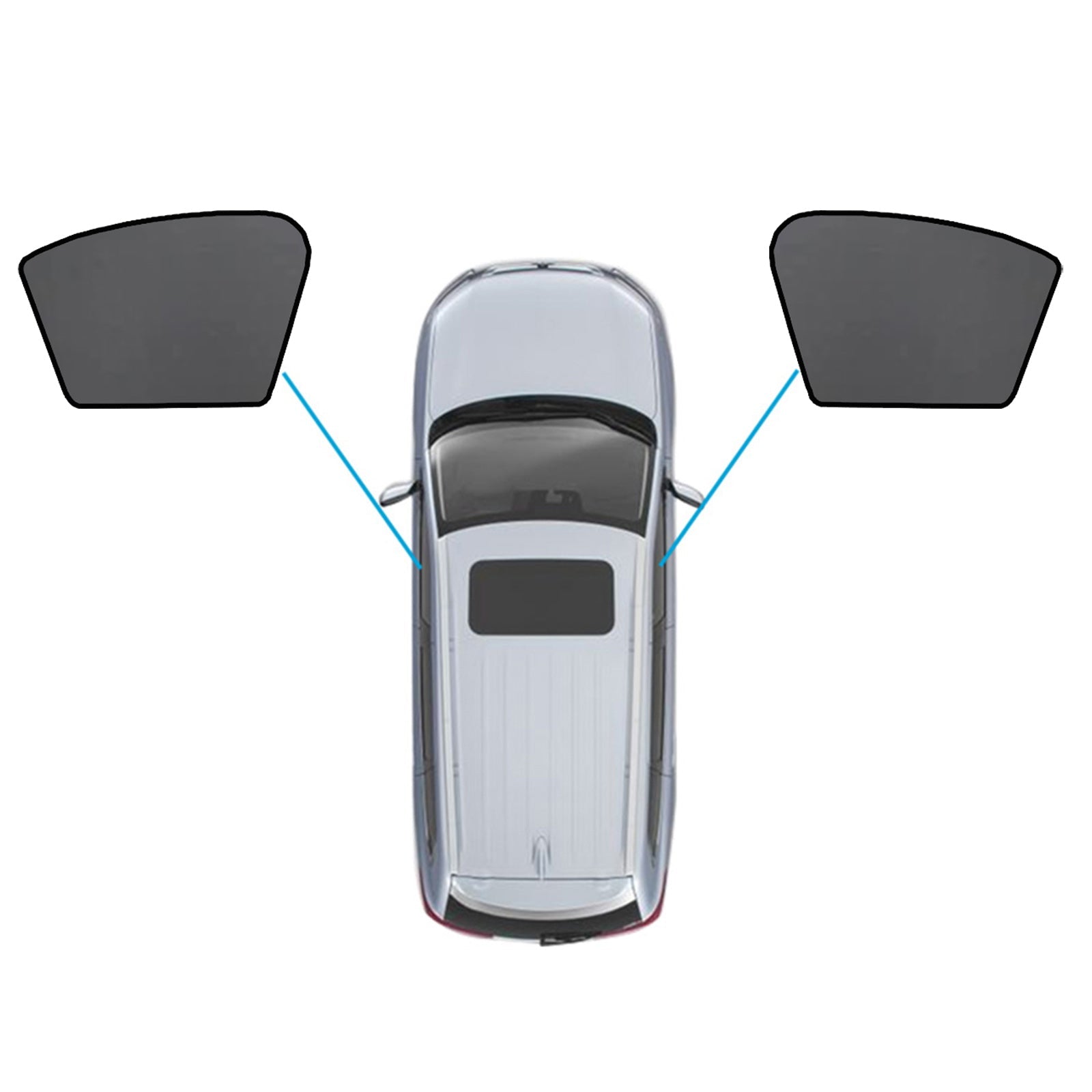 Magnetic Mesh Sun Blind Car Window Shades Suitable For Volvo XC40 2018 - 2024 Front & Rear - Frazy's Auto Parts