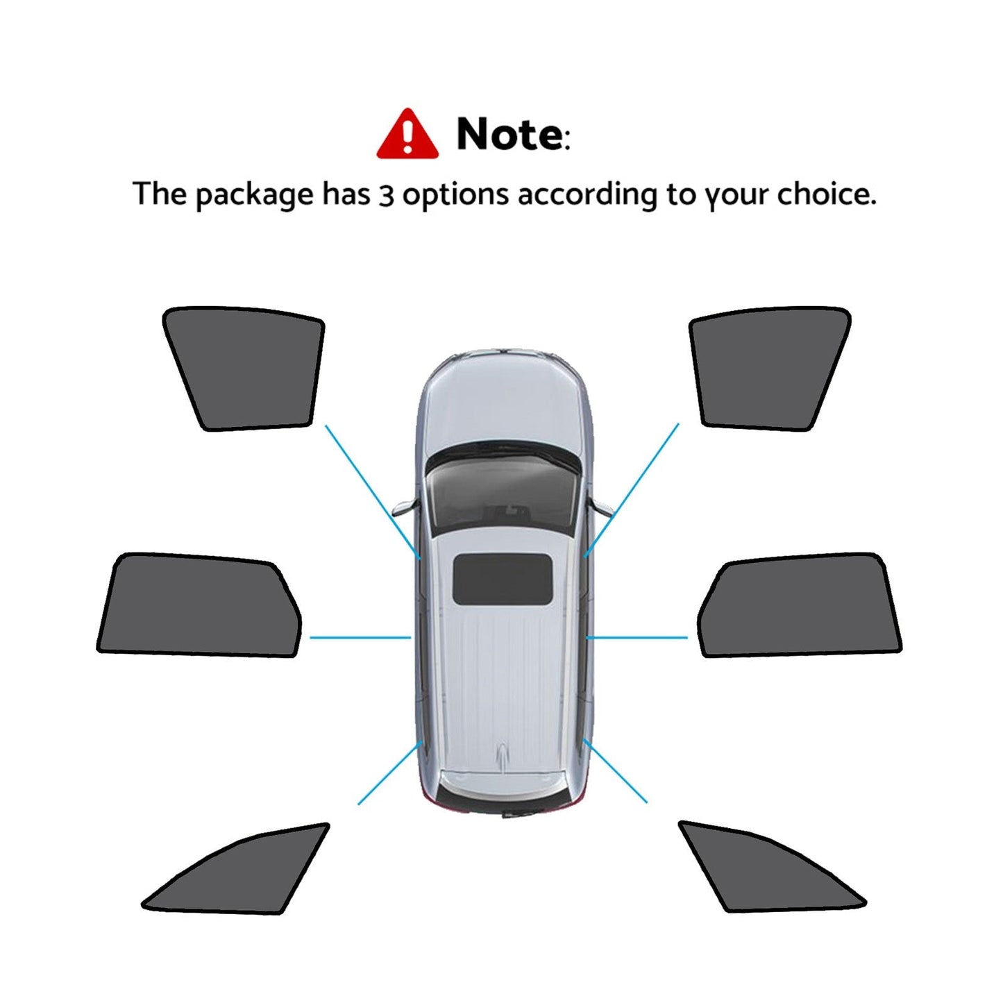 Magnetic Mesh Sun Blind Shades Suitable for Audi A4 Wagon B9 2016+On Front/Rear - Frazy's Auto Parts