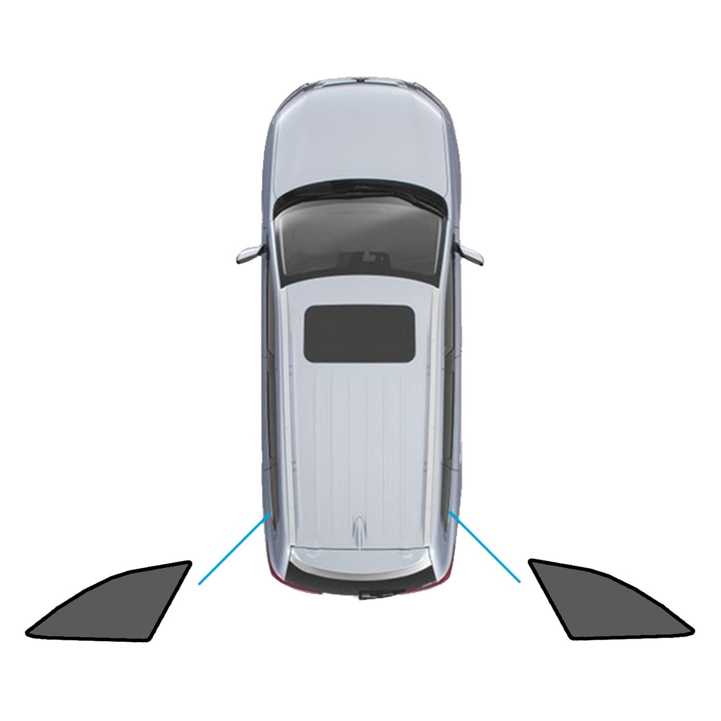 Magnetic Mesh Sun Blind Shades Suitable for Audi A4 Wagon B9 2016+On Front/Rear - Frazy's Auto Parts