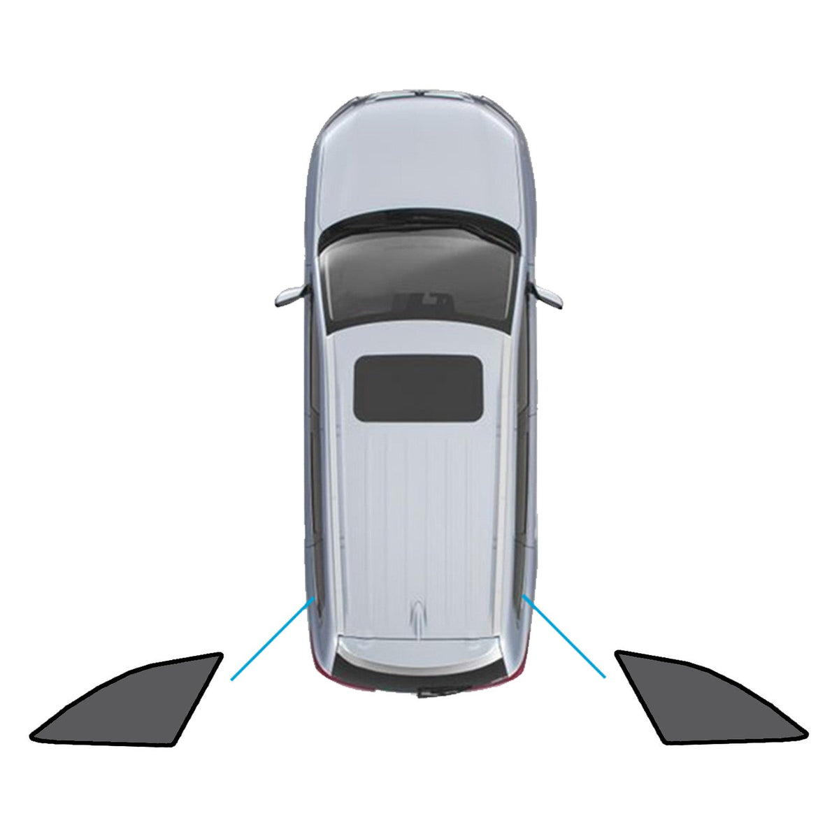 Magnetic Mesh Sun Blind Shades Suitable for Audi A4 Wagon B9 2016+On Front/Rear - Frazy's Auto Parts
