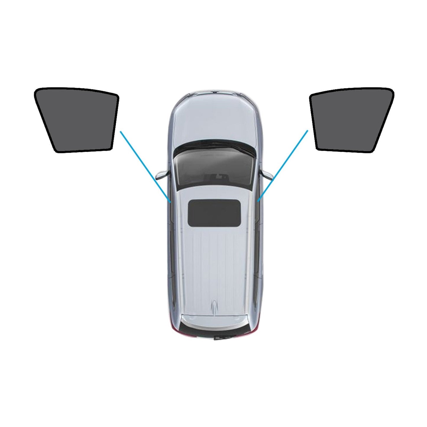 Magnetic Mesh Sun Blind Shades Suitable for Audi A4 Wagon B9 2016+On Front/Rear - Frazy's Auto Parts
