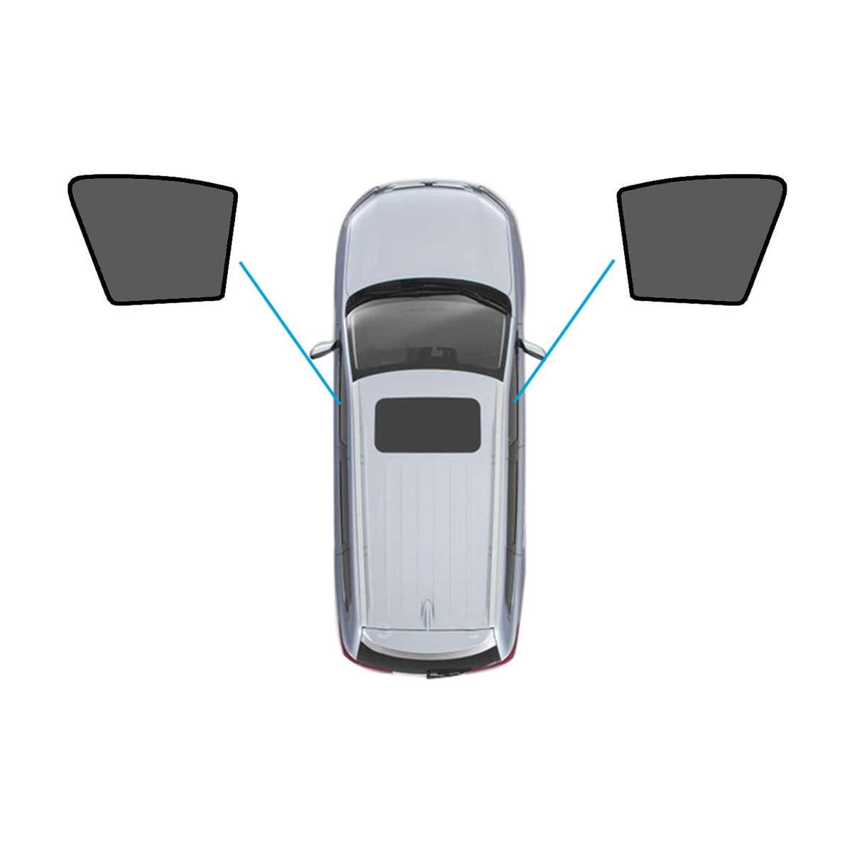 Magnetic Mesh Sun Blind Shades Suitable for Audi A4 Wagon B9 2016+On Front/Rear - Frazy's Auto Parts
