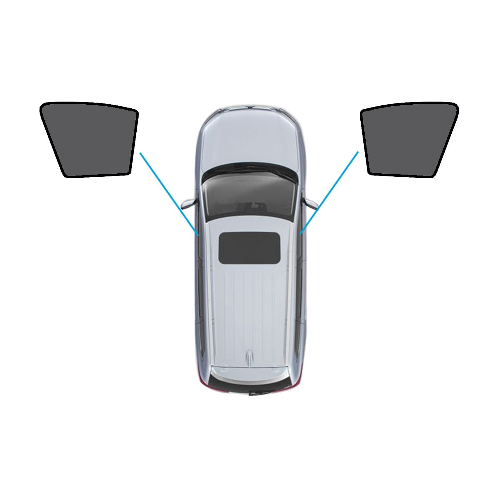Magnetic Mesh Sun Blind Shades Suitable for Audi A4 Wagon B9 2016+On Front/Rear - Frazy's Auto Parts