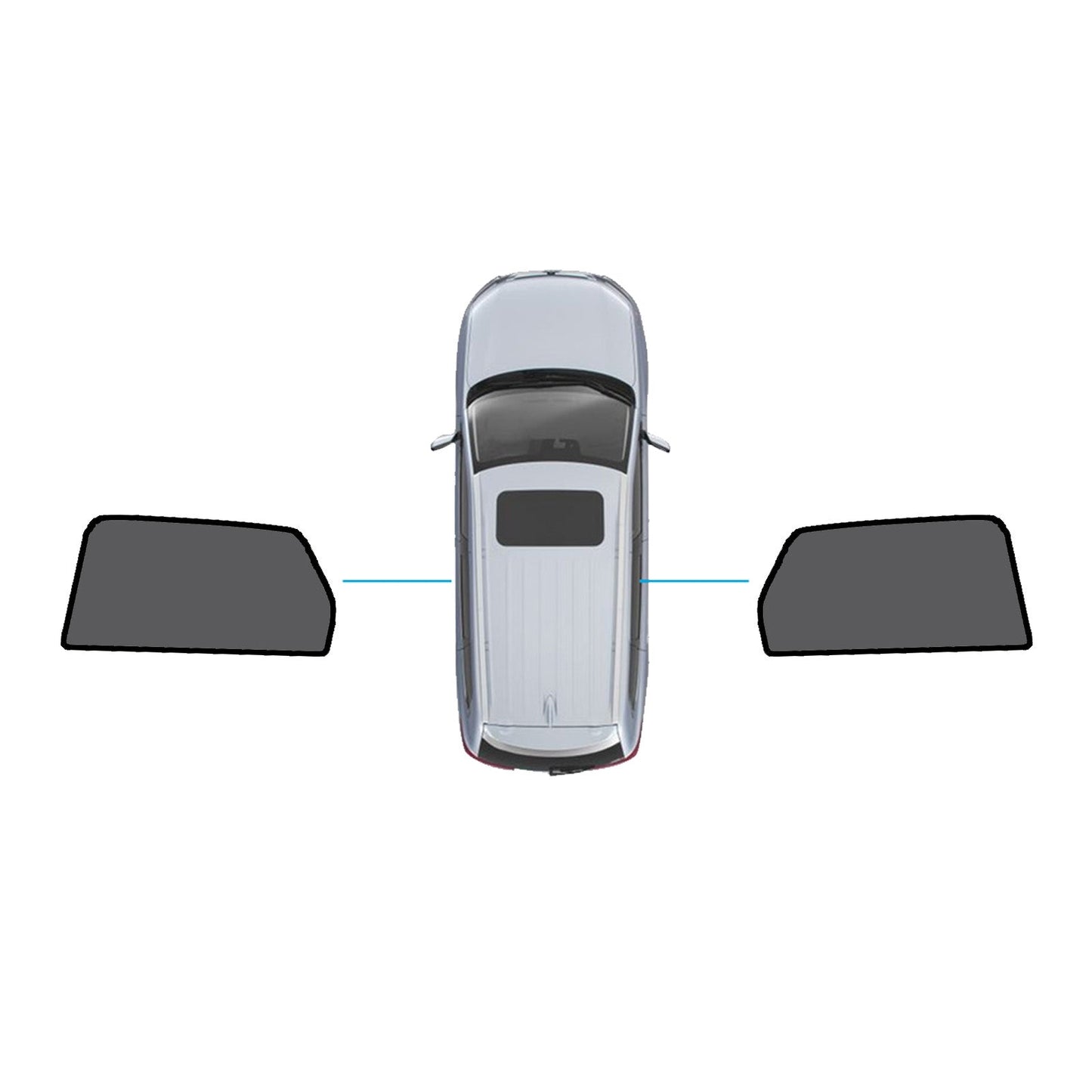 Magnetic Mesh Sun Blind Shades Suitable for Audi A4 Wagon B9 2016+On Front/Rear - Frazy's Auto Parts