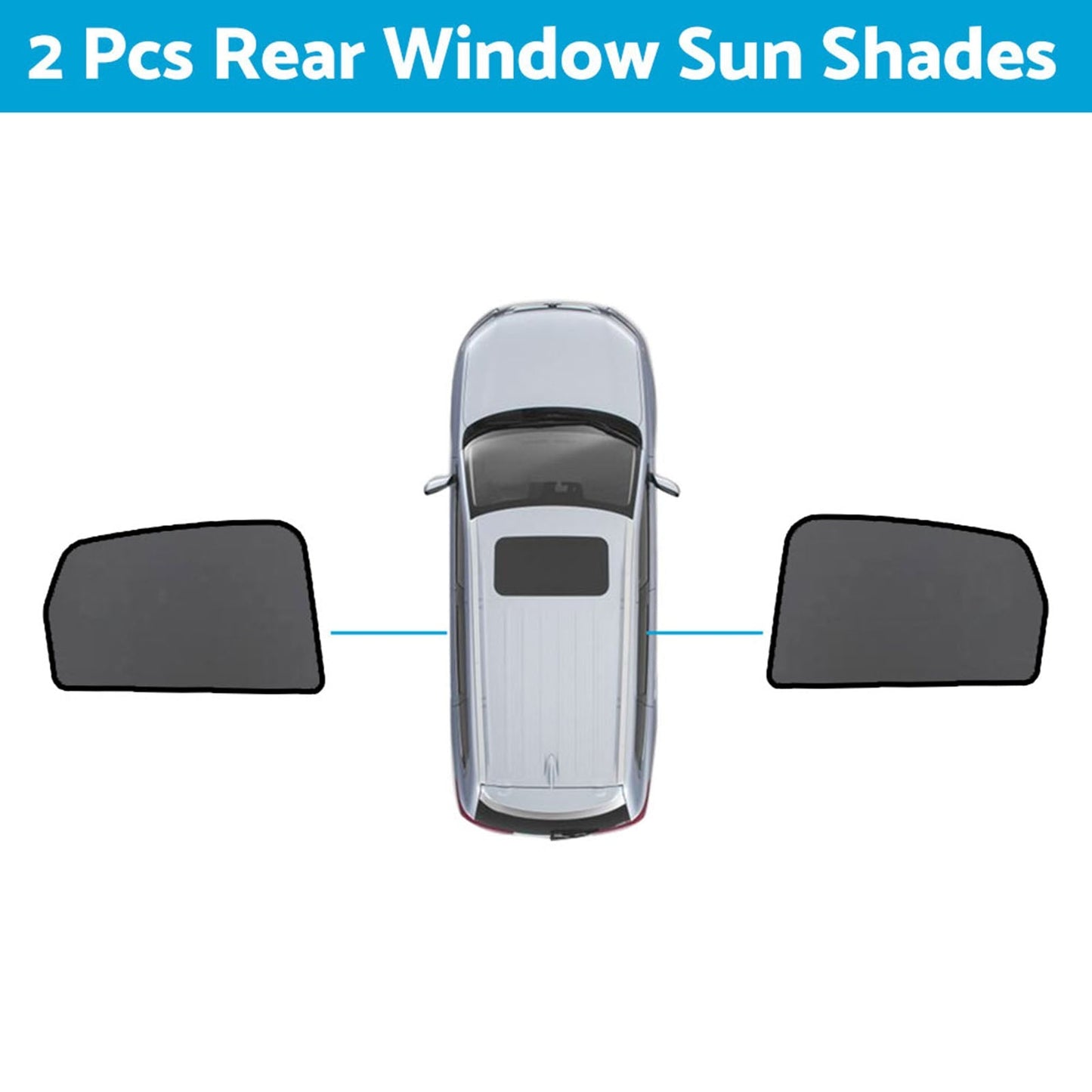 Magnetic Mesh Sun Blind Shades Suitable for Audi Q5 8R 2009–2016 On Front Rear - Frazy's Auto Parts