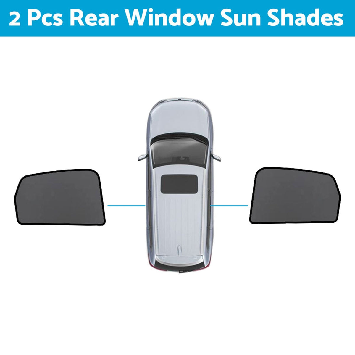Magnetic Mesh Sun Blind Shades Suitable for Audi Q5 8R 2009–2016 On Front Rear - Frazy's Auto Parts