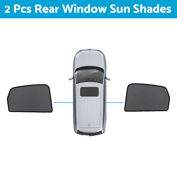 Magnetic Mesh Sun Blind Shades Suitable for Audi Q5 8R 2009–2016 On Front Rear - Frazy's Auto Parts