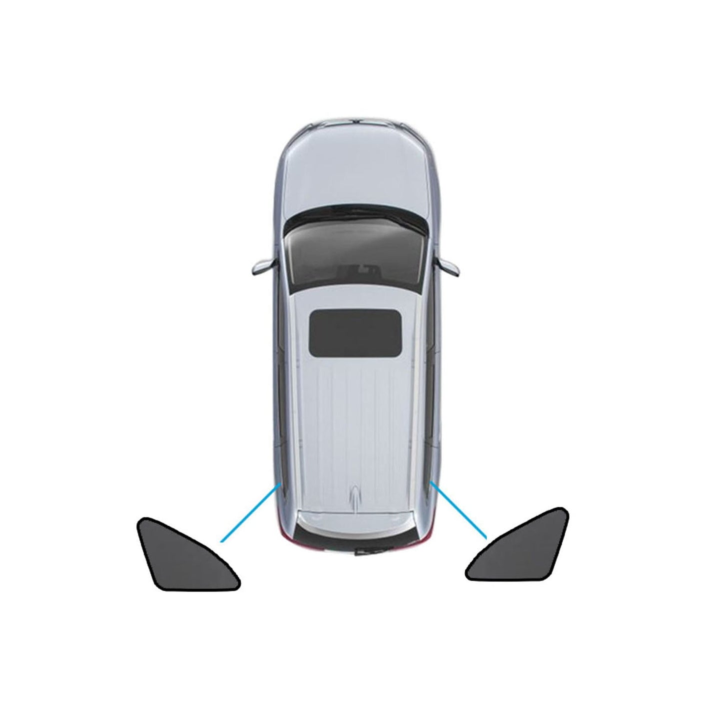 Magnetic Mesh Sun Blind Shades Suitable for Audi Q5 8R 2009–2016 On Front Rear - Frazy's Auto Parts