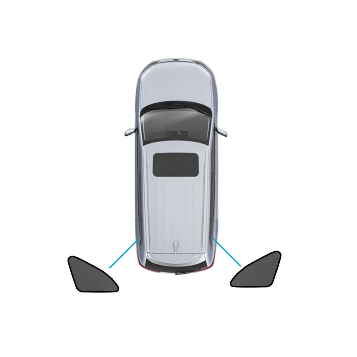 Magnetic Mesh Sun Blind Shades Suitable for Audi Q5 8R 2009–2016 On Front Rear - Frazy's Auto Parts
