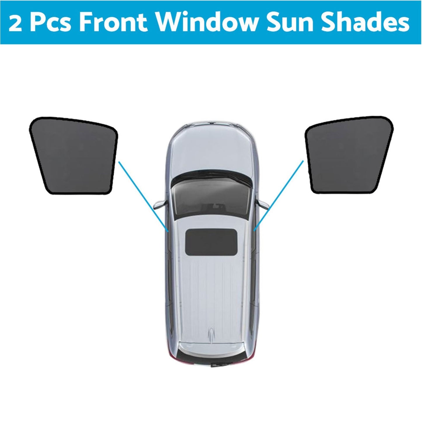 Magnetic Mesh Sun Blind Shades Suitable for Audi Q5 8R 2009–2016 On Front Rear - Frazy's Auto Parts