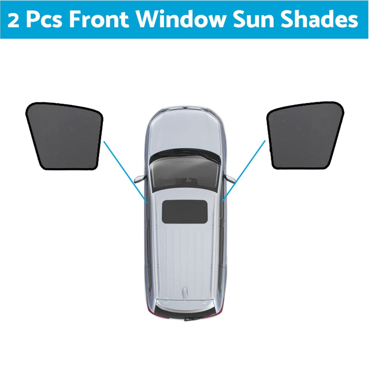 Magnetic Mesh Sun Blind Shades Suitable for Audi Q5 8R 2009–2016 On Front Rear - Frazy's Auto Parts