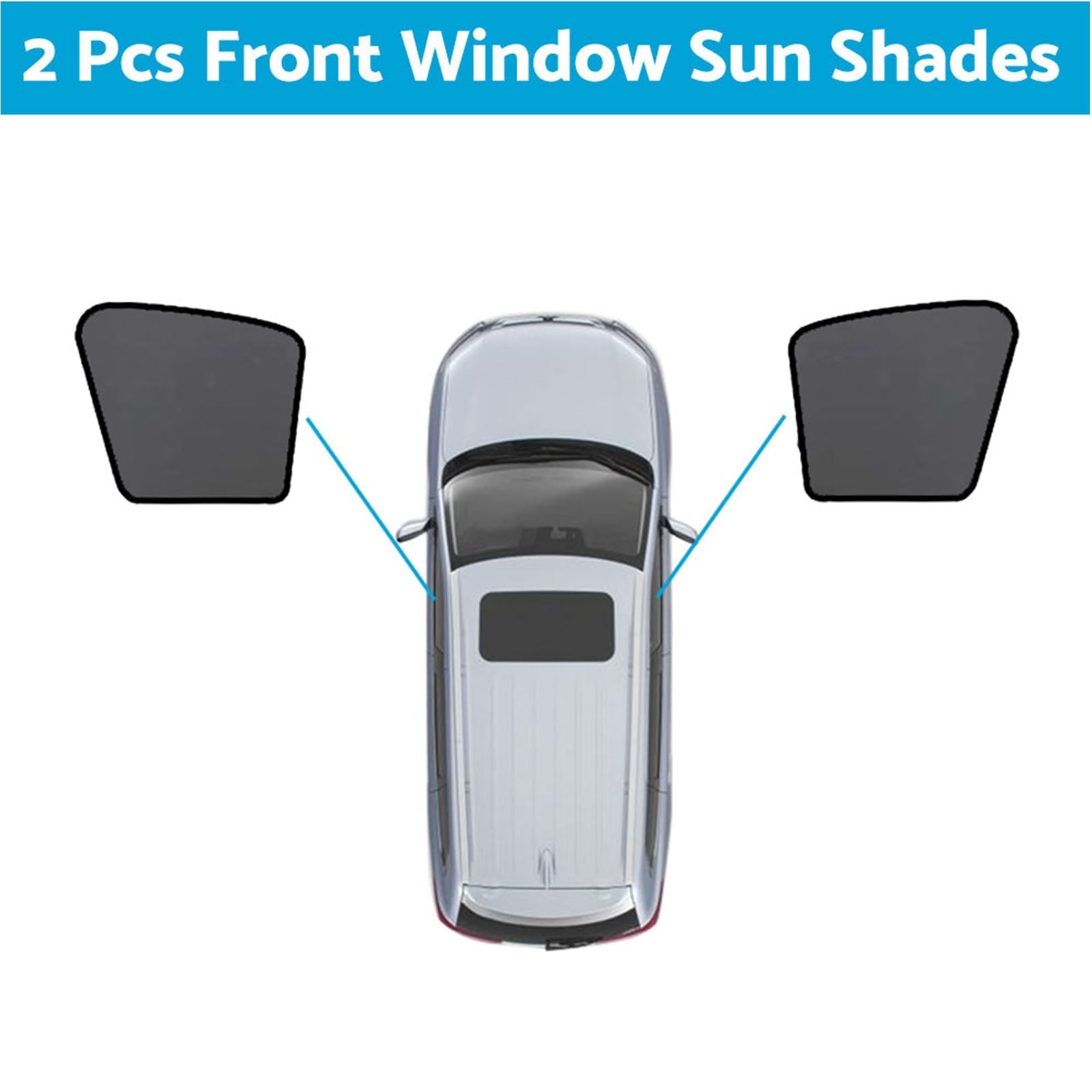 Magnetic Mesh Sun Blind Shades Suitable for Audi Q5 8R 2009–2016 On Front Rear - Frazy's Auto Parts