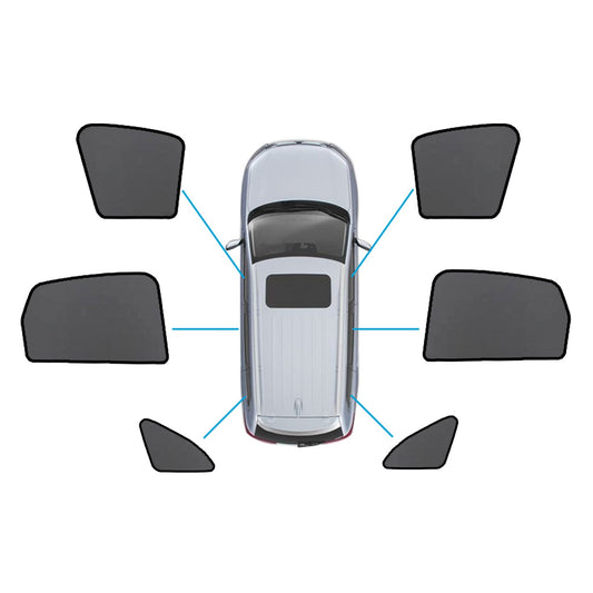 Magnetic Mesh Sun Blind Shades Suitable for Audi Q5 8R 2009–2016 On Front Rear - Frazy's Auto Parts