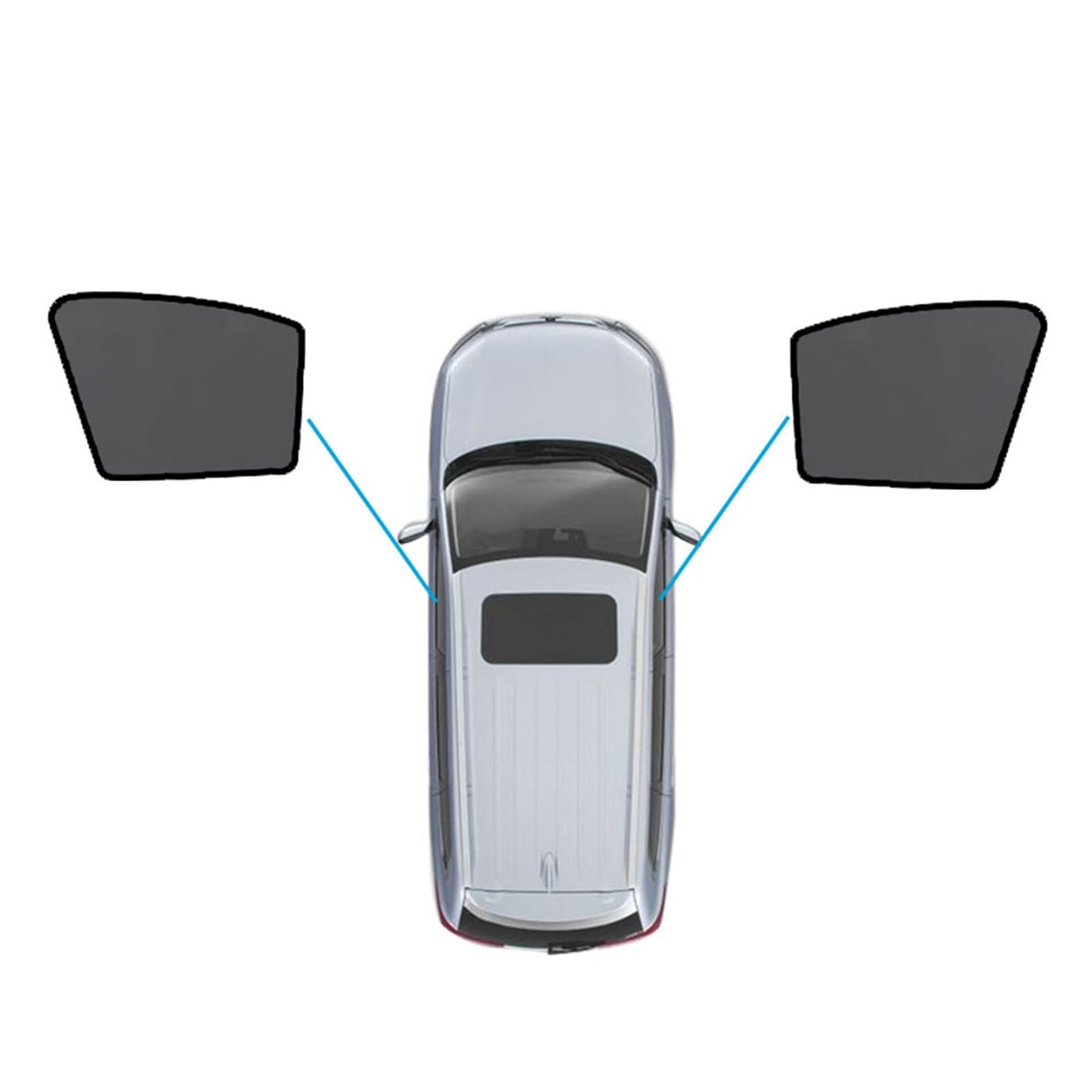 Magnetic Mesh Sun Blind Shades Suitable for Audi Q5 FY 2017 - 2025 On Front Rear - Frazy's Auto Parts