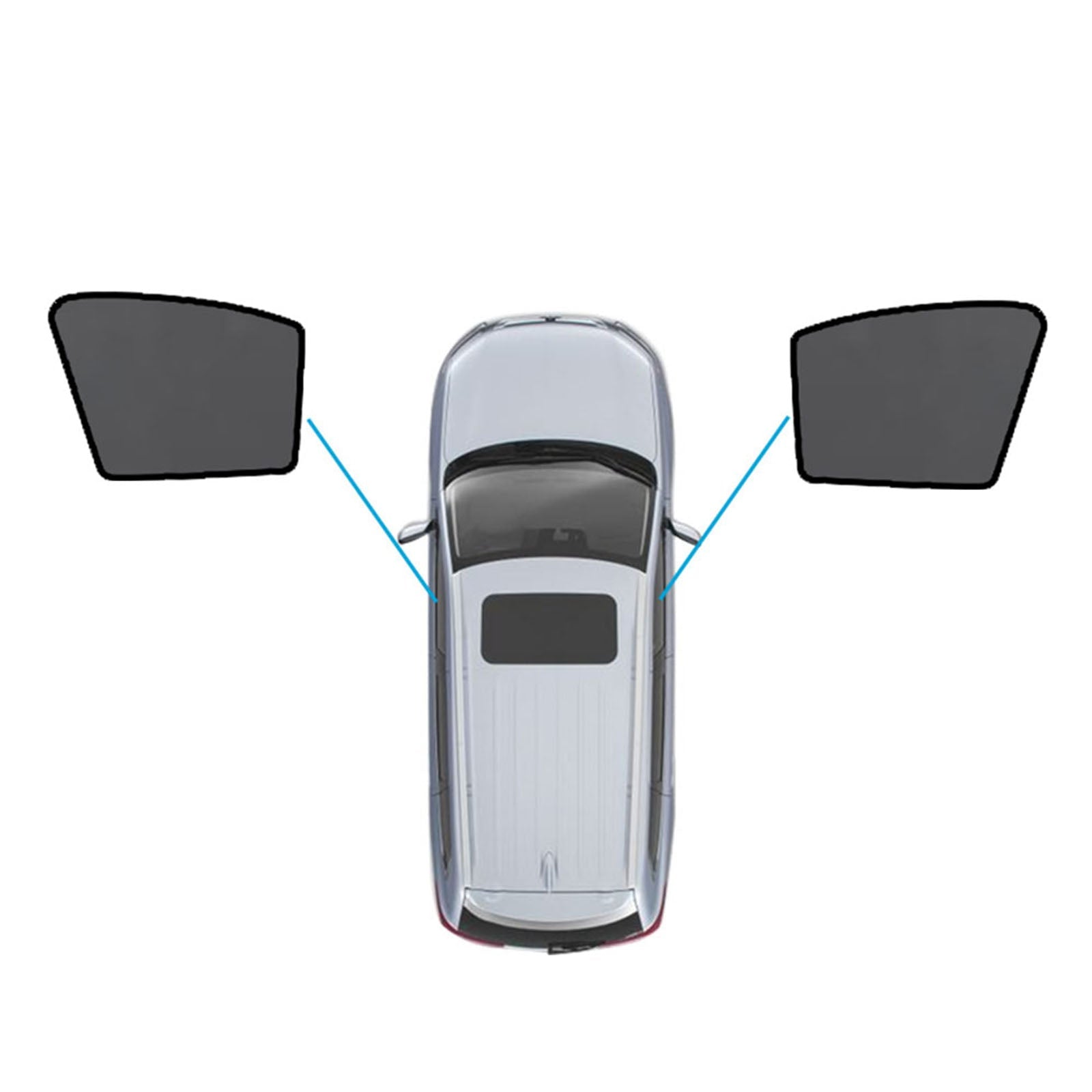 Magnetic Mesh Sun Blind Shades Suitable for Audi Q5 FY 2017 - 2025 On Front Rear - Frazy's Auto Parts