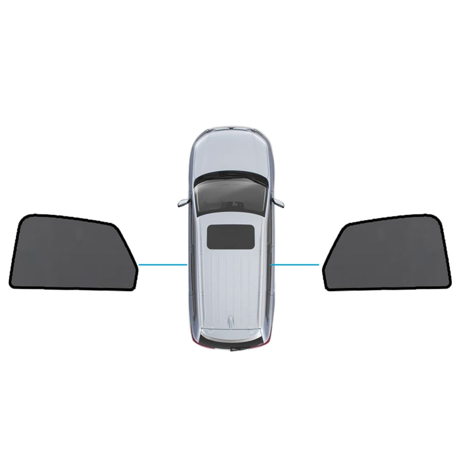 Magnetic Mesh Sun Blind Shades Suitable for Audi Q5 FY 2017 - 2025 On Front Rear - Frazy's Auto Parts
