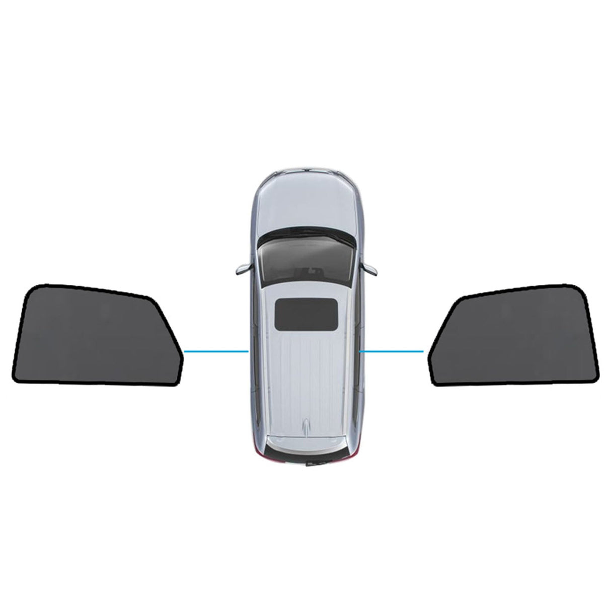 Magnetic Mesh Sun Blind Shades Suitable for Audi Q5 FY 2017 - 2025 On Front Rear - Frazy's Auto Parts