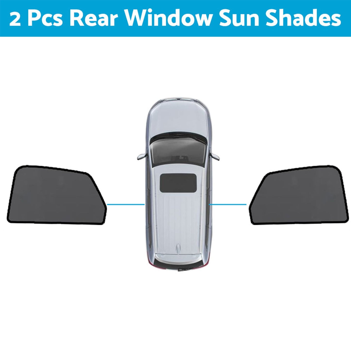 Magnetic Mesh Sun Blind Shades Suitable for Audi Q5 FY 2017 - 2025 On Front Rear - Frazy's Auto Parts