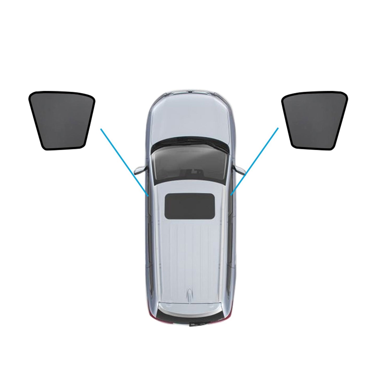 Magnetic Mesh Sun Blind Shades Suitable For Toyota Hilux SR5 2015 - 2025 - Frazy's Auto Parts