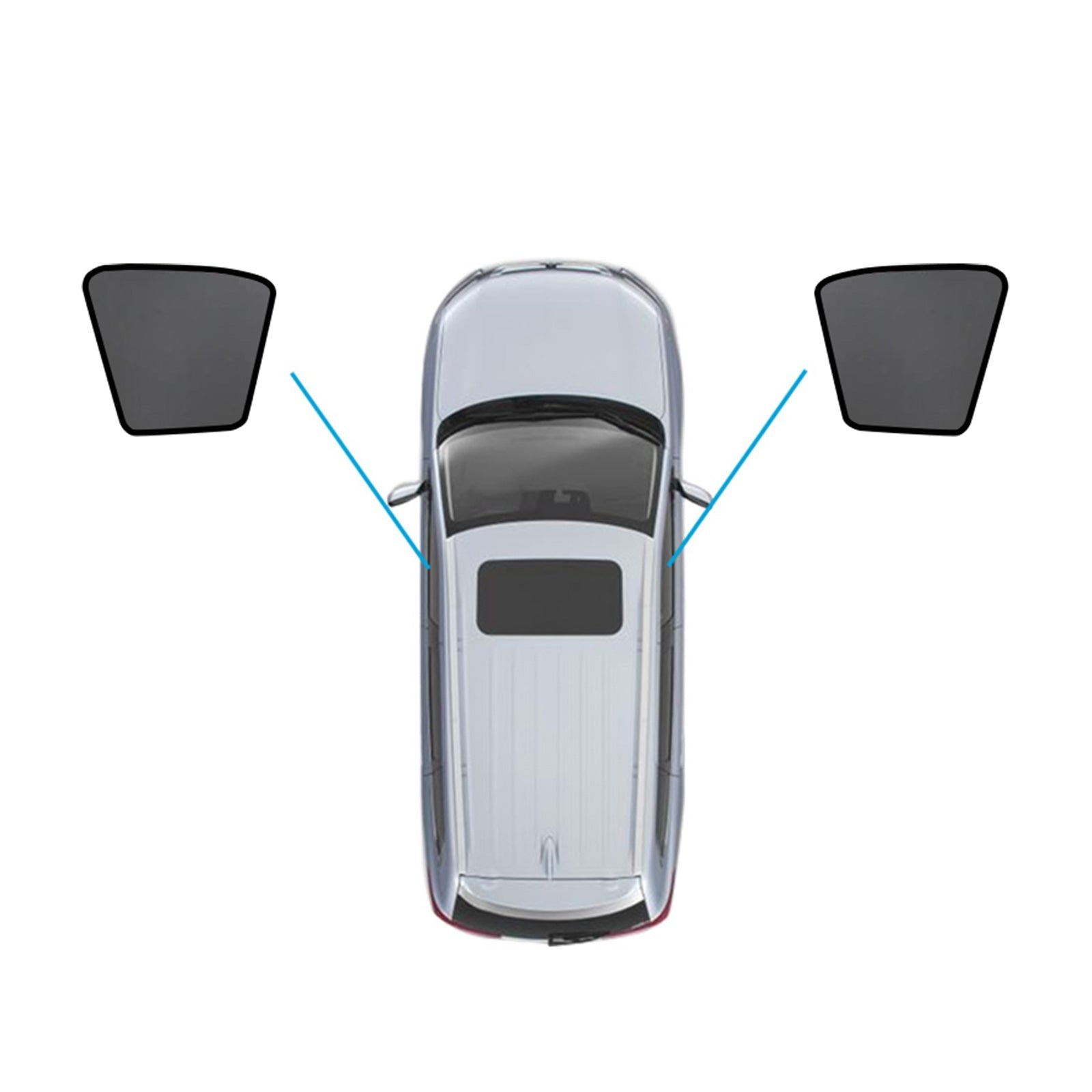 Magnetic Mesh Sun Blind Shades Suitable For Toyota Hilux SR5 2015 - 2025 - Frazy's Auto Parts