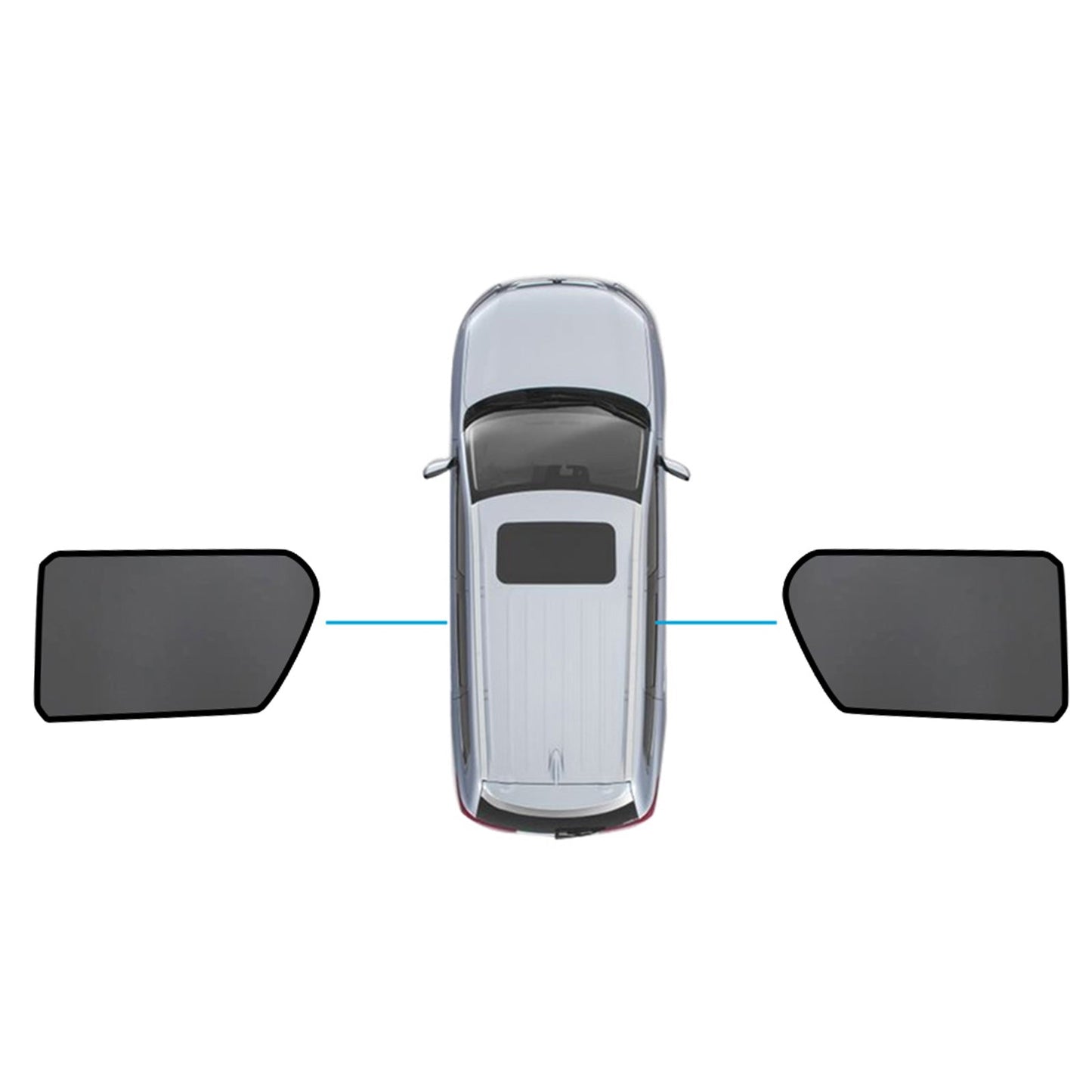 Magnetic Mesh Sun Blind Shades Suitable For Toyota Hilux SR5 2015 - 2025 - Frazy's Auto Parts