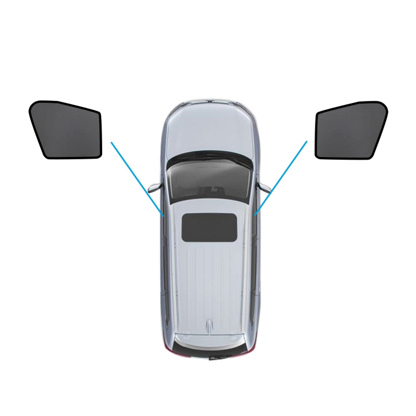 Magnetic Mesh Sun Blind Shades Suitable For Volvo XC60 2017 - 2024 - Frazy's Auto Parts