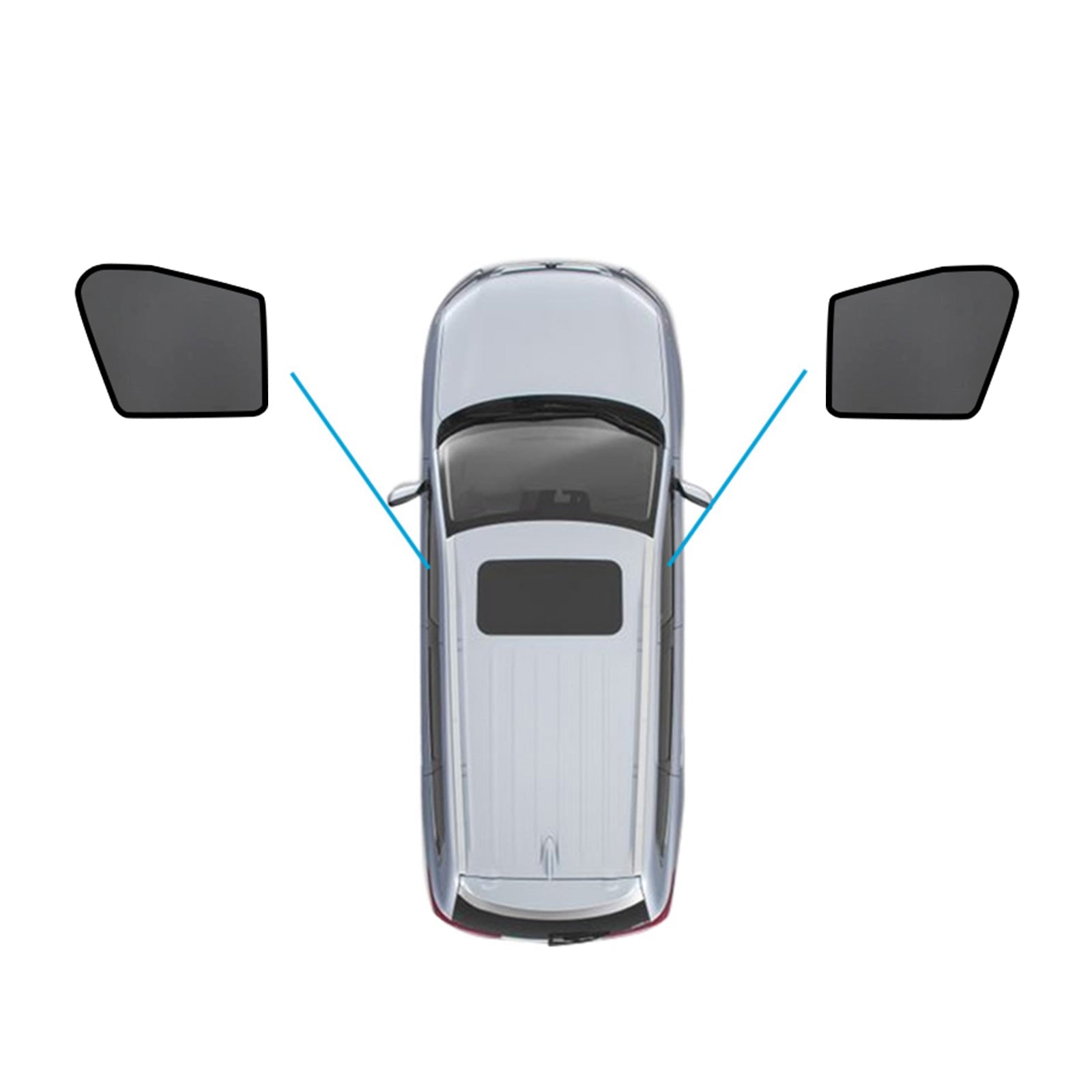 Magnetic Mesh Sun Blind Shades Suitable For Volvo XC60 2017 - 2024 - Frazy's Auto Parts