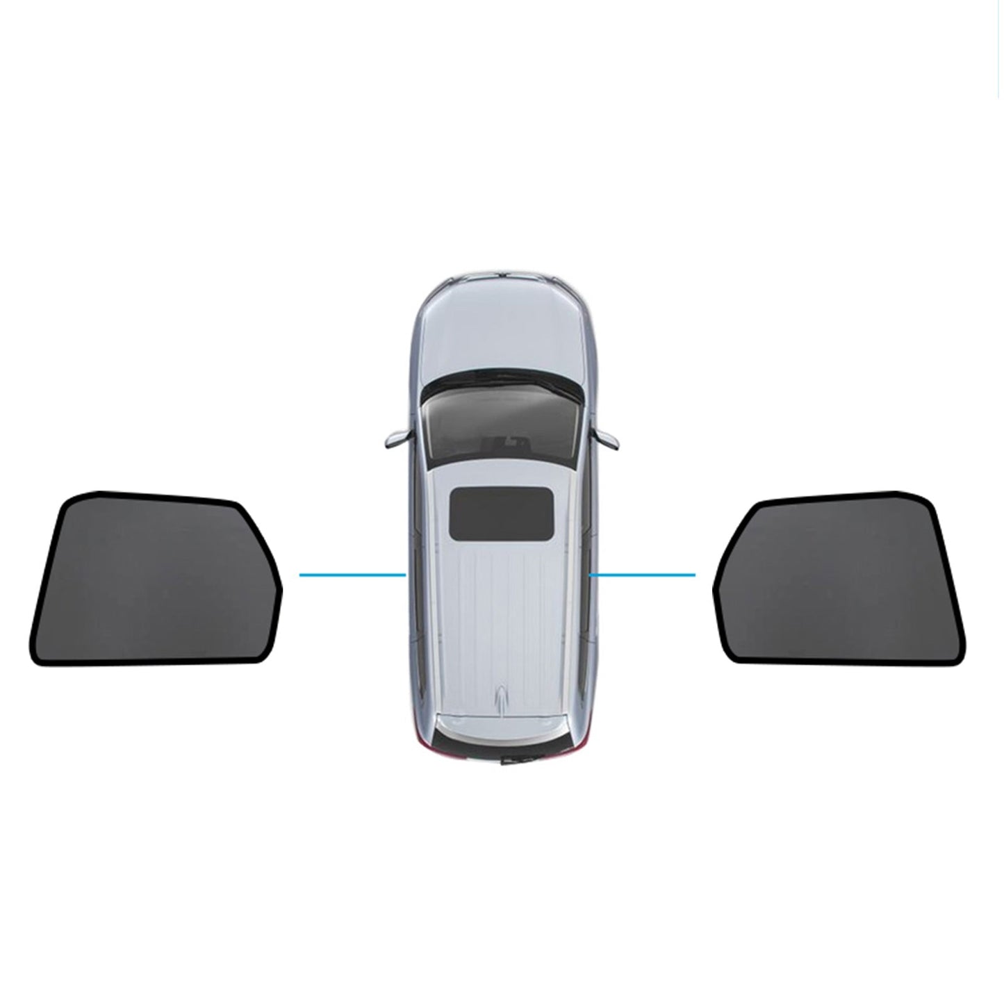 Magnetic Mesh Sun Blind Shades Suitable For Volvo XC60 2017 - 2024 - Frazy's Auto Parts