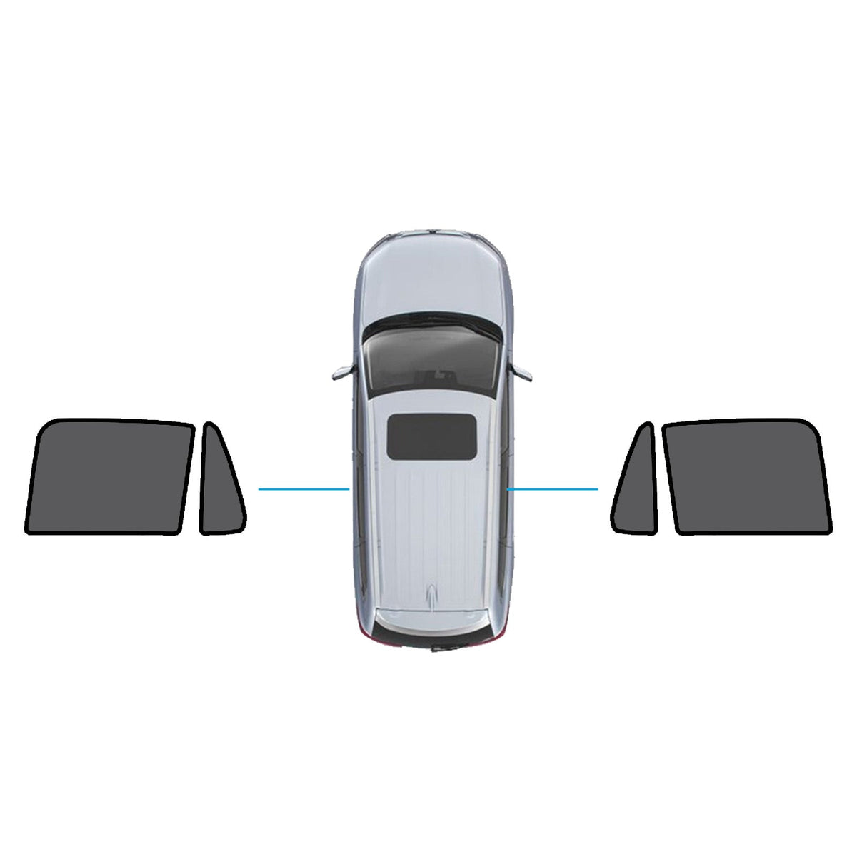 Magnetic Mesh Sun Blind Shades Suitable for Volvo XC90 2015 - Current On Front/Rear - Frazy's Auto Parts